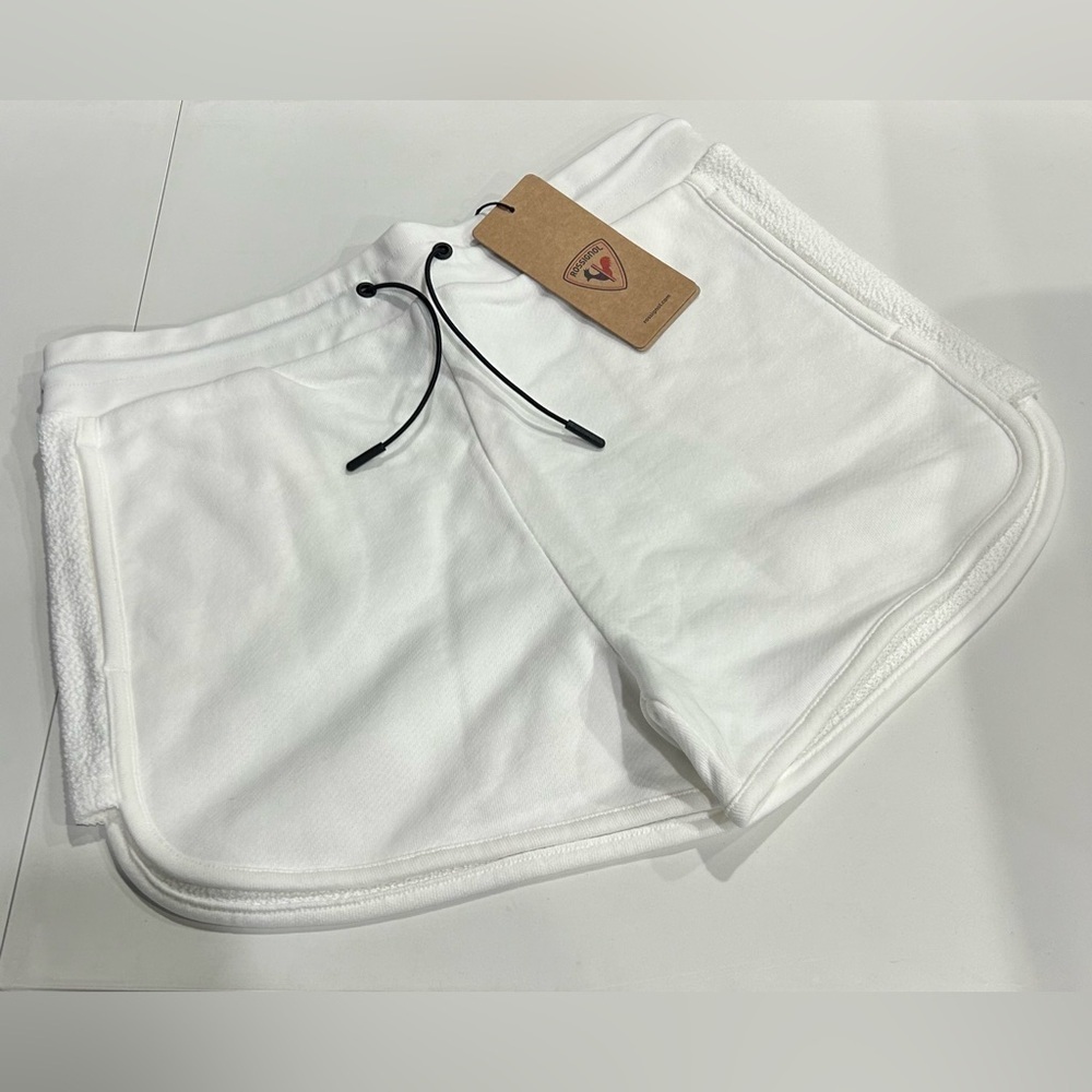 Rossignol Women’s XL Rossi Shorts White NWT Lightweight Cotton Fabric